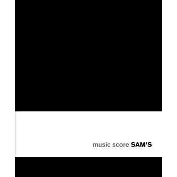 SAM'S Music Score Black 18x21