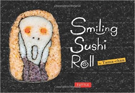 Smiling sushi roll