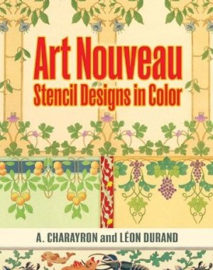 Art Nouveau Stencil Designs in Color