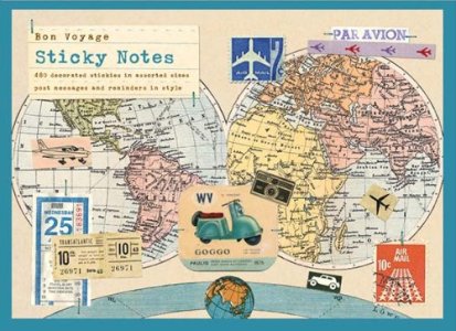 Bon Voyage Sticky Notes