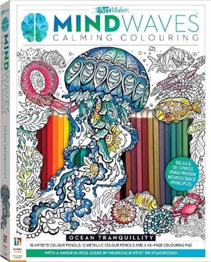 Art Maker Mindwaves Colouring Kit: Ocean Tranquillity