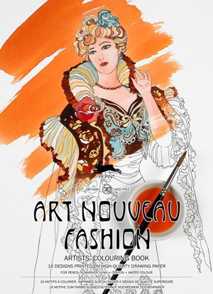 Art Nouveau Fashion: Artists' Colouring Book