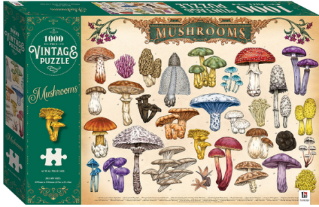 Vintage Puzzle: Mushrooms