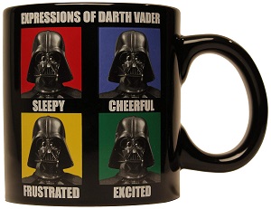 Star Wars Darth Vader Expressions 14 oz Ceramic Mug