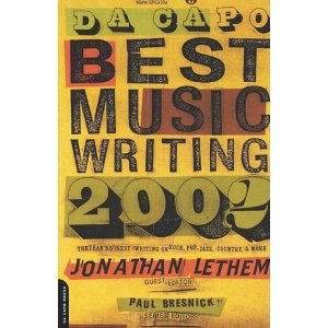 Da Capo Best Music Writing 2002